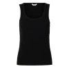 Selected Femme SlfAnna U-Neck Tank Top Black